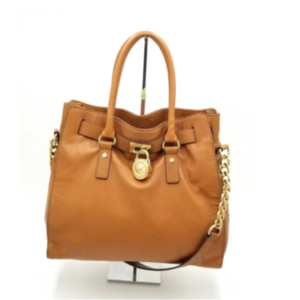 Michael Kors Hamilton Large Leather Tote – Classic, Spacious & Includes Dust Bag